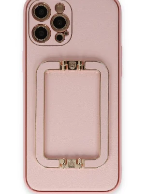 Newface iPhone 12 Pro Kılıf Coco Elit Kapak - Pembe