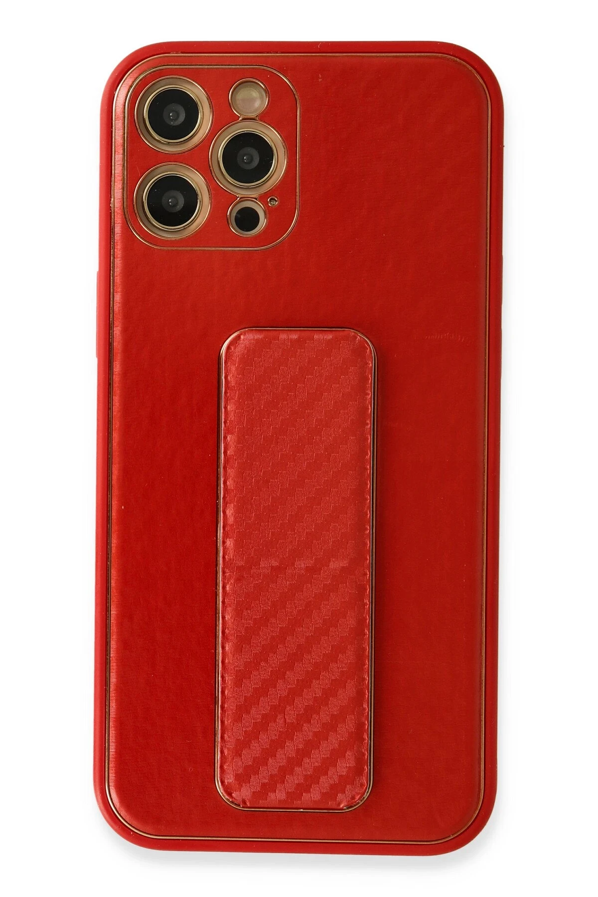 newface-iphone-12-pro-kilif-coco-karbon-standli-kapak-kirmizi-default.webp Newface iPhone 12 Pro Kılıf Coco Karbon Standlı Kapak - Kırmızı - Görsel 1