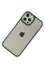 Newface iPhone 12 Pro Max Kılıf Dora Kapak - Haki Yeşil - Görsel 4