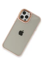 Newface iPhone 12 Pro Max Kılıf Dora Kapak - Pudra - Görsel 4