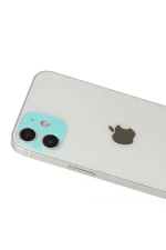 Newface iPhone 12 Rainbow Kamera Lens Koruma Cam - Yeşil