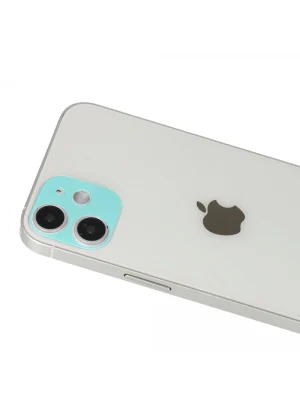 Newface iPhone 12 Rainbow Kamera Lens Koruma Cam - Yeşil