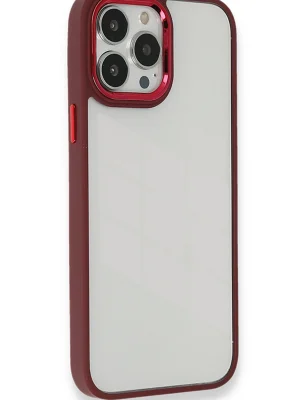 Newface iPhone 13 Pro Kılıf Dora Kapak - Kırmızı