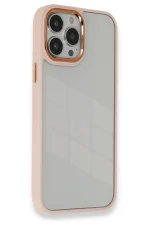 Newface iPhone 13 Pro Kılıf Dora Kapak - Pudra