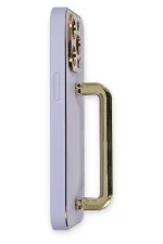 Newface iPhone 13 Pro Max Kılıf Coco Elit Kapak - Lila - Görsel 4