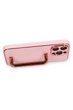 Newface iPhone 13 Pro Max Kılıf Coco Elit Kapak - Pembe - Görsel 3
