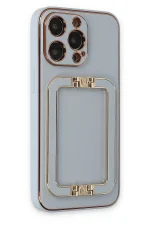 Newface iPhone 13 Pro Max Kılıf Coco Elit Kapak - Turkuaz - Görsel 2