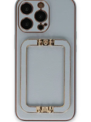 Newface iPhone 13 Pro Max Kılıf Coco Elit Kapak - Turkuaz