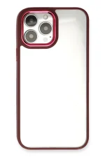 Newface iPhone 13 Pro Max Kılıf Dora Kapak - Kırmızı - Görsel 2