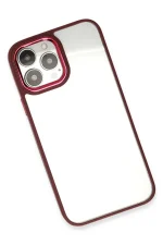 Newface iPhone 13 Pro Max Kılıf Dora Kapak - Kırmızı - Görsel 3