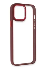 Newface iPhone 13 Pro Max Kılıf Dora Kapak - Kırmızı - Görsel 4