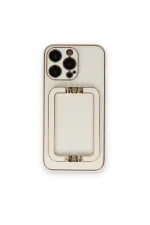 Newface iPhone 14 Pro Kılıf Coco Elit Kapak - Beyaz