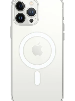 Newface iPhone 14 Pro Kılıf Magneticsafe Şeffaf Silikon - Şeffaf
