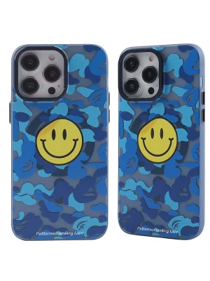 Newface iPhone 14 Pro Max Kılıf Apollo Magneticsafe Desenli Kapak - Apollo Mavi - 1