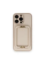 Newface iPhone 14 Pro Max Kılıf Coco Elit Kapak - Gold