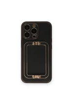 Newface iPhone 14 Pro Max Kılıf Coco Elit Kapak - Siyah