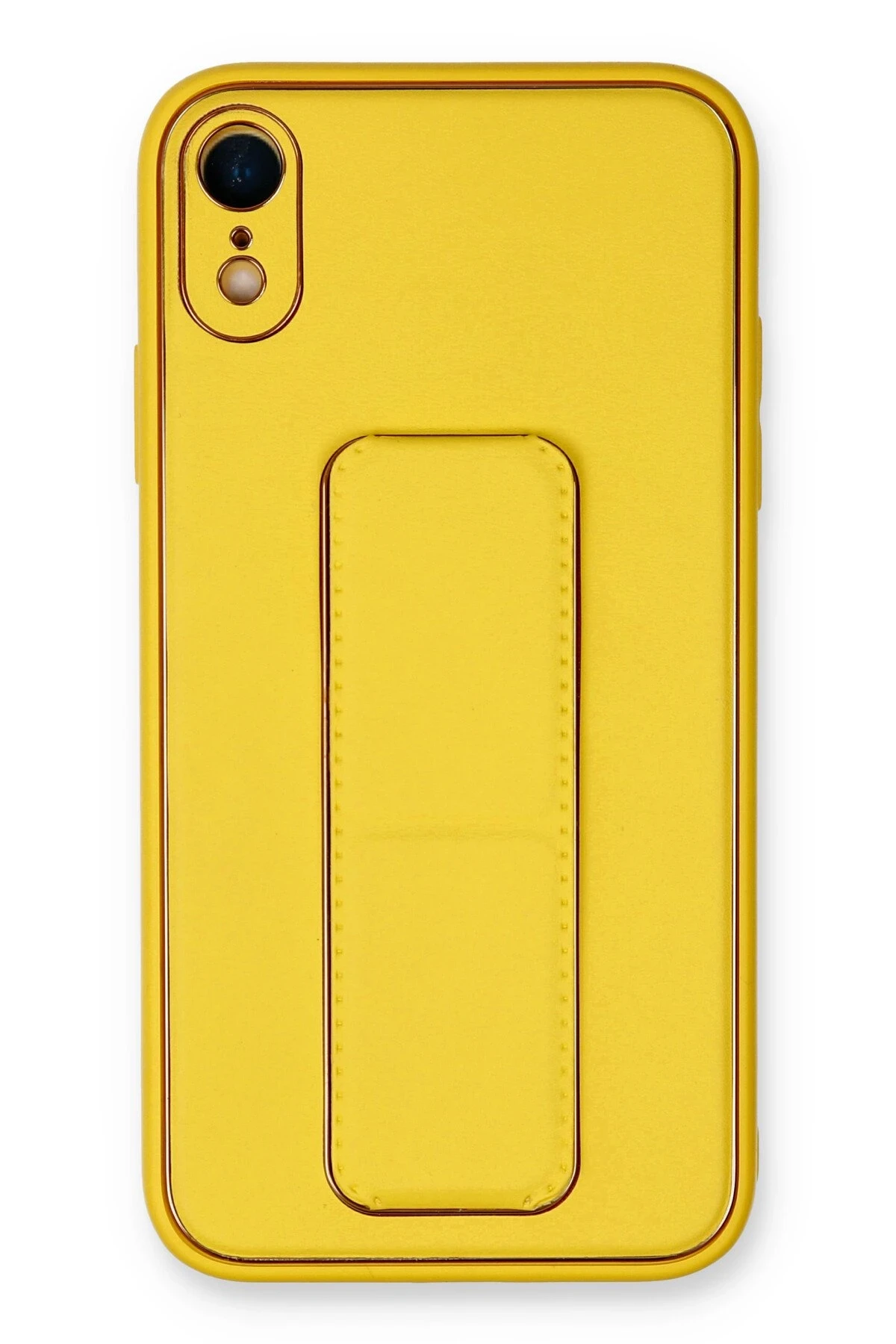 newface-iphone-xr-kilif-coco-deri-standli-kapak-sari-default.webp Newface iPhone XR Kılıf Coco Deri Standlı Kapak - Sarı - Görsel 1