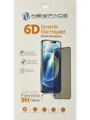 Newface Samsung Galaxy A03 6D Mat Seramik Hayalet Nano Ekran Koruyucu