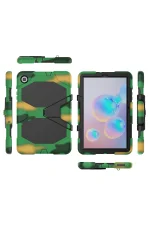 Newface Samsung Galaxy P610 Tab S6 Lite 10.4 Kılıf Griffin Tablet Kapak - Kamuflaj - Görsel 6