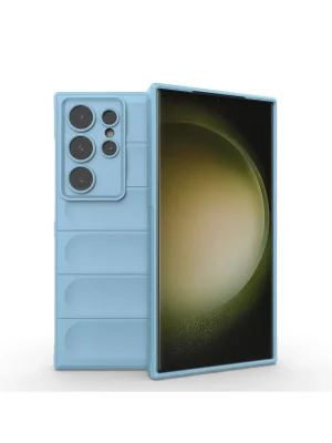 Newface Samsung Galaxy S24 Ultra Kılıf Optimum Silikon - Sky Blue