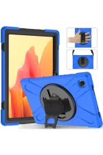 Newface Samsung Galaxy T220 Tab A7 Lite 8.7 Kılıf Amazing Tablet Kapak - Mavi - Görsel 2