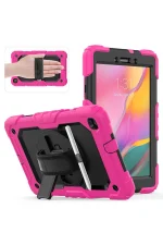 Newface Samsung Galaxy T290 Tab A 8 Kılıf Pars Tablet Kapak - Pembe - Görsel 7