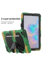 Newface Samsung Galaxy T500 Tab A7 10.4 Kılıf Griffin Tablet Kapak - Kamuflaj - Görsel 2