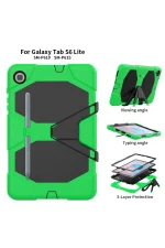 Newface Samsung Galaxy T500 Tab A7 10.4 Kılıf Griffin Tablet Kapak - Yeşil - Görsel 4