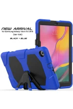 Newface Samsung Galaxy T510 Tab A 10.1 Kılıf Griffin Tablet Kapak - Mavi - Görsel 2