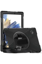 Newface Samsung Galaxy X200 Tab A8 10.5 Kılıf Amazing Tablet Kapak - Kırmızı - Görsel 4