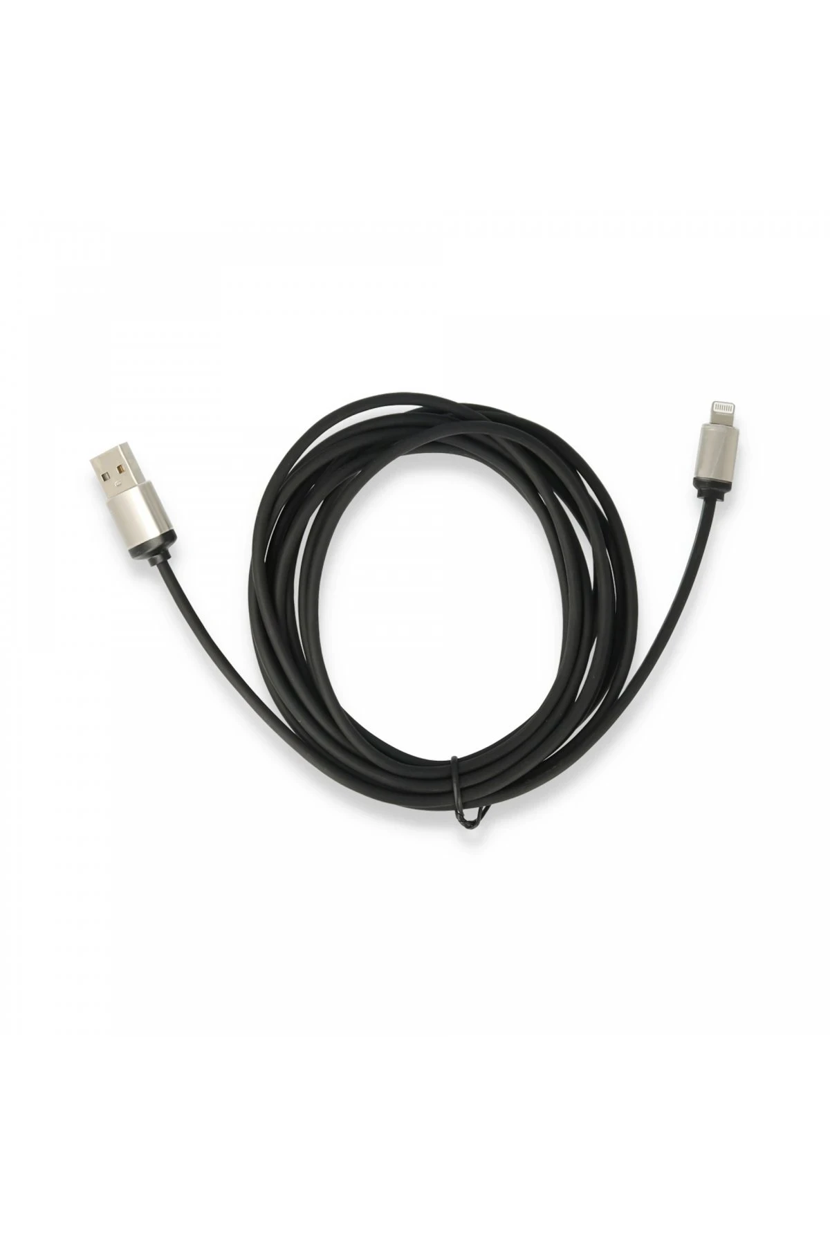 newface-usb-to-lightning-3m-kablo-siyah-default.webp Newface USB to Lightning 3m Kablo - Siyah - Görsel 1