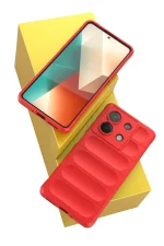 Newface Xiaomi Poco X6 Kılıf Optimum Silikon - Kırmızı - Görsel 3