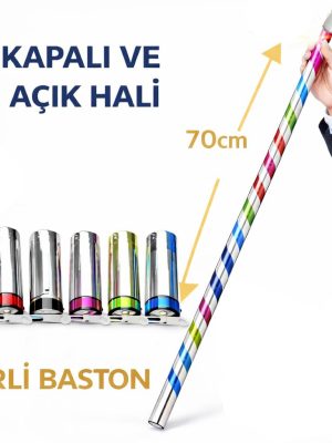 Sihirli Açılır Baston – Mendilden Bastona İlizyon Oyunu (70 cm)