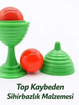 Yeşil Renk Sihirli Kupa Top Kaybetme Oyunu 7 cm